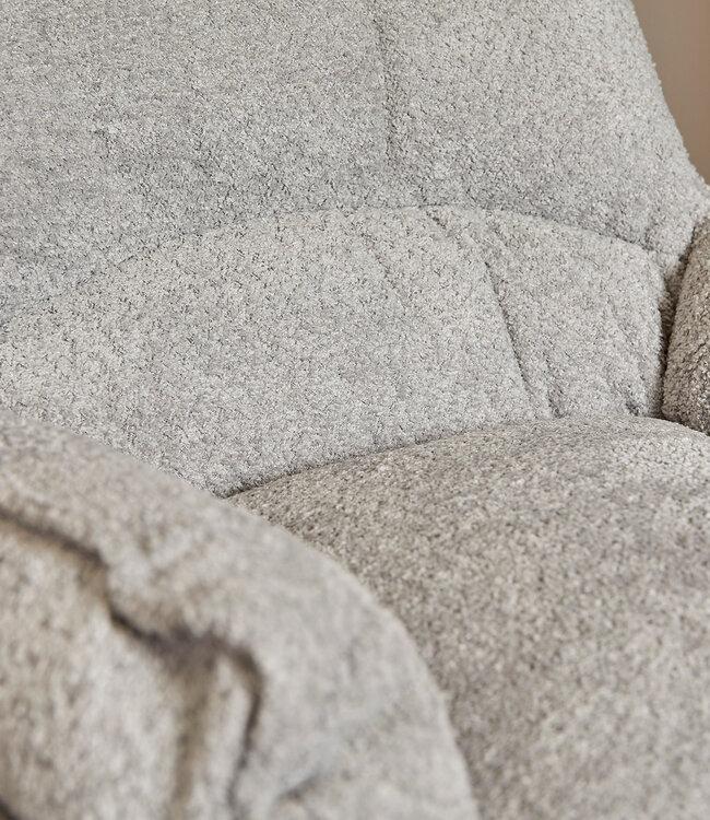 Starfurn Fauteuil Vera | Lichtgrijs Met Draaifunctie