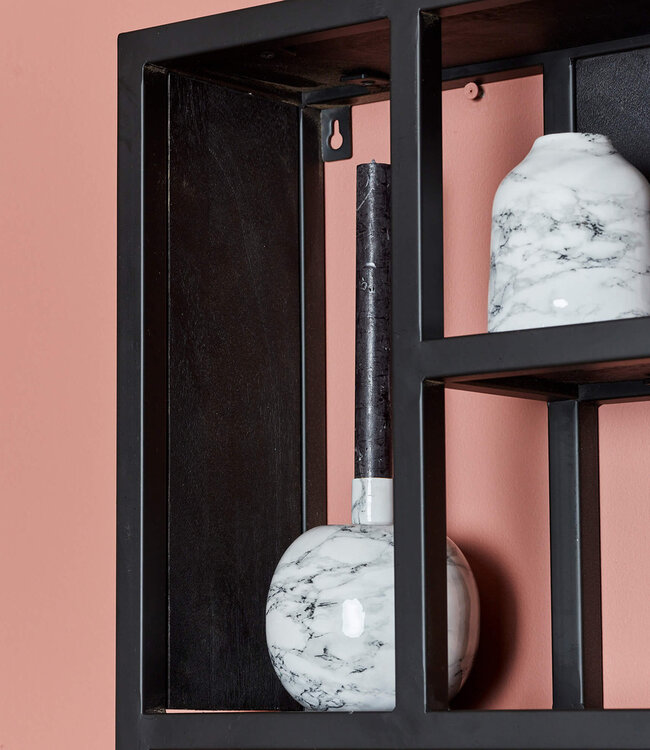 Starfurn Wandrek New York | Vierkant Zwart 75x16x75