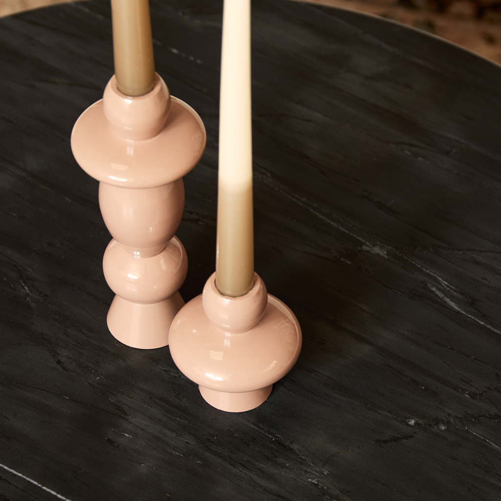 Starfurn Salontafel Nova | Set van 2 | Rond | Zwart marmer
