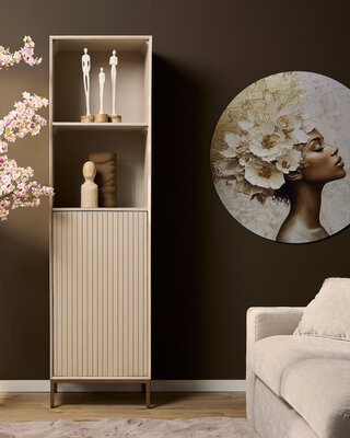 Starfurn Boekenkast Madison Sand | 200x45x55 cm
