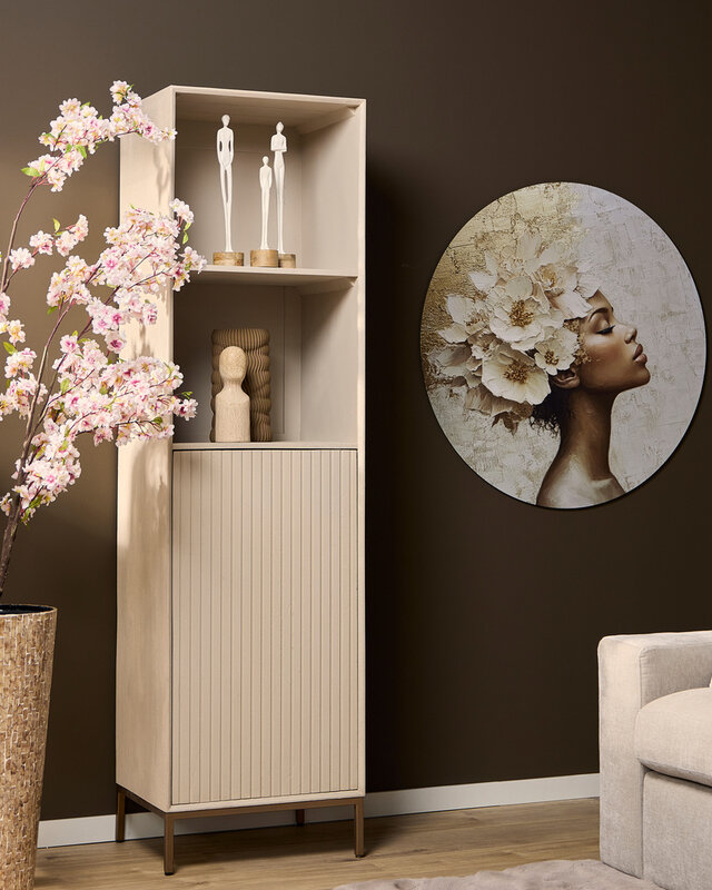 Starfurn Boekenkast Madison Sand | 200x45x55 cm