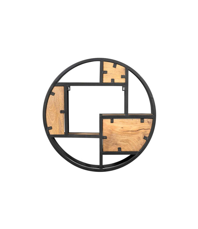 Starfurn Wandrek rond | Mangohout | 16x75 cm