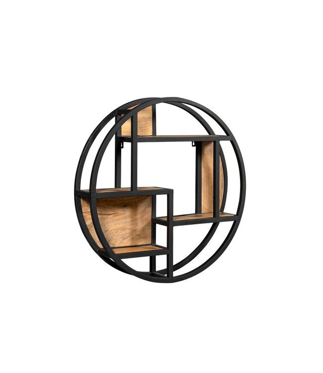 Starfurn Wandrek rond | Mangohout | 16x75 cm
