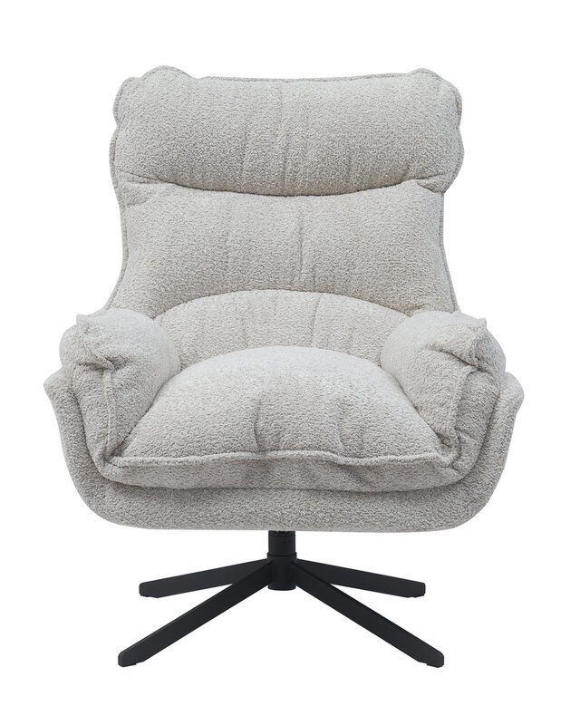 Starfurn Fauteuil Vera | Gebroken Wit | 96,5x82x95 cm