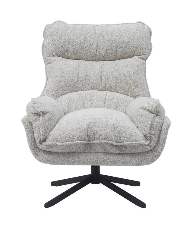 Starfurn Fauteuil Vera | Gebroken Wit | 96,5x82x95 cm