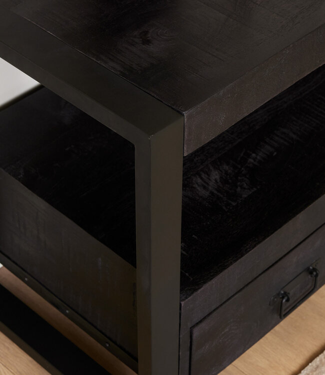 Starfurn Tv-meubel Boaz Zwart | 100x45x60 cm