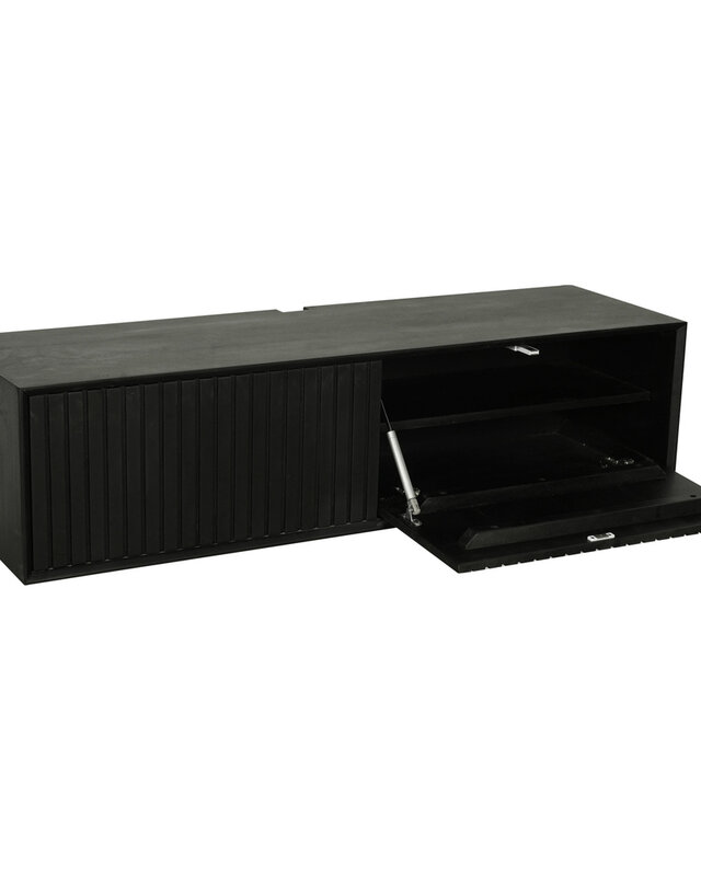 Starfurn Zwevend tv-meubel Madison Zwart | 120x35x30 cm