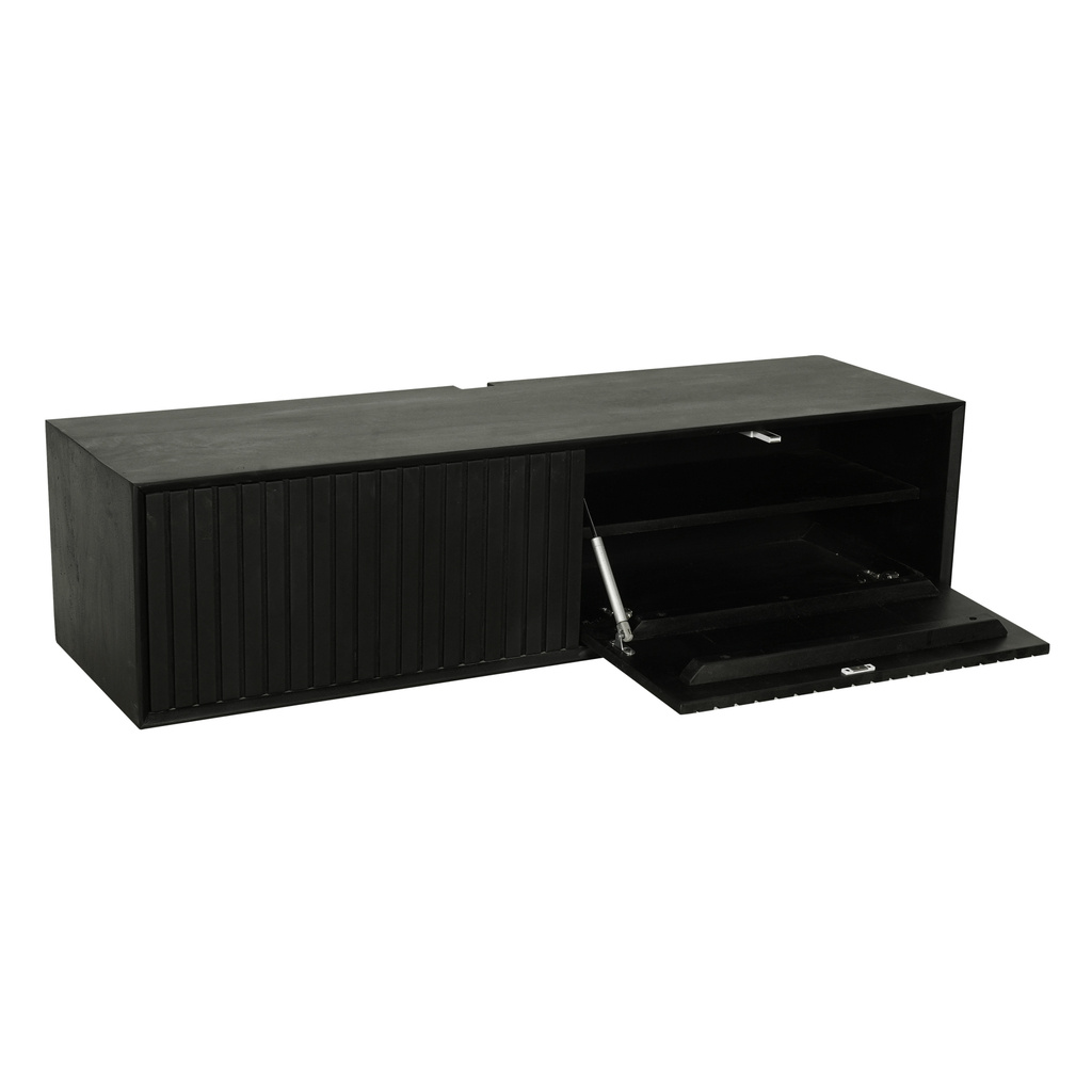 Starfurn Zwevend tv-meubel Madison Zwart | 120x35x30 cm