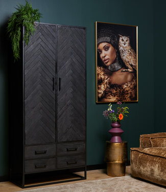 Starfurn Kast New York | Mangohout | 200x90x45 cm