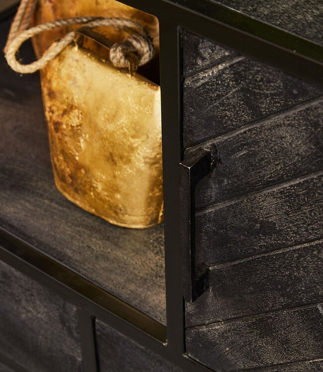 Starfurn Vakkenkast New York | Mangohout | 200x90x45 cm