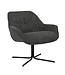 Starfurn Fauteuil Mila | Donkergrijs | 81x79x79,5 cm