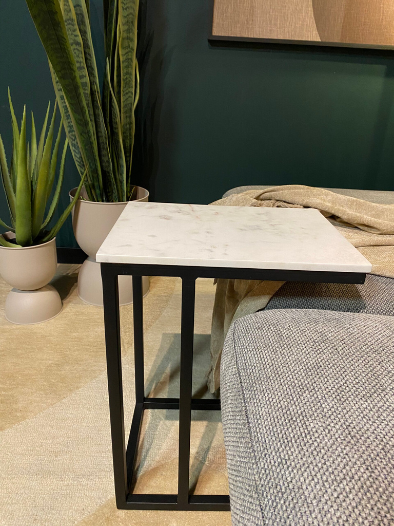 Starfurn Laptoptafel Nova | Wit marmer 54x40x30 cM