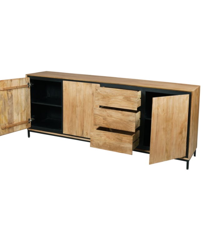 Starfurn Dressoir RichWood | Mangohout | 85x210x45 cm