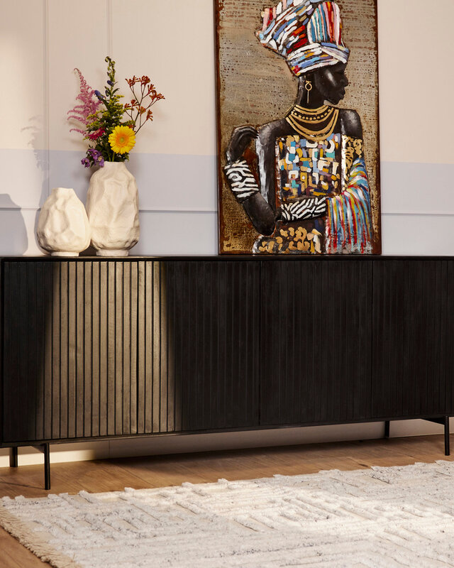 Starfurn Dressoir Madison | Mangohout | 85x210x45 cm