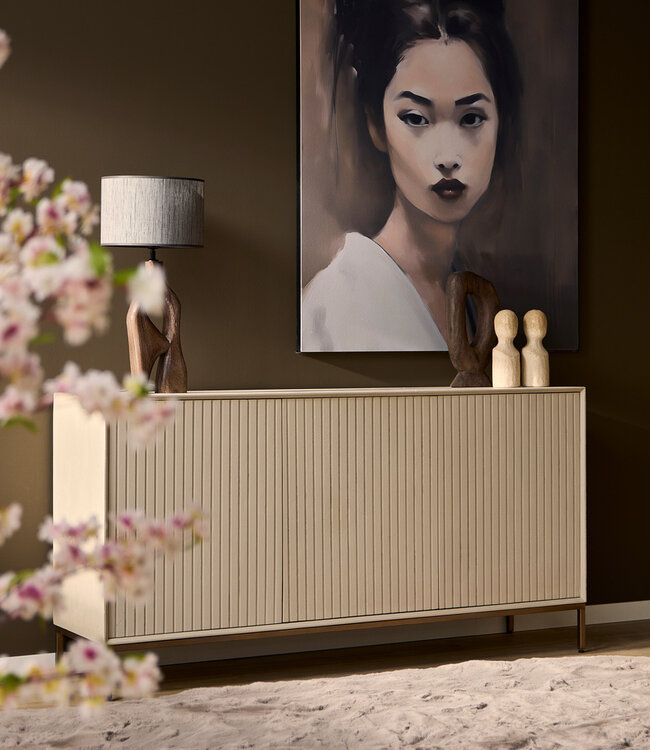 Starfurn Dressoir Madison | Zand | Mangohout | B165 cm