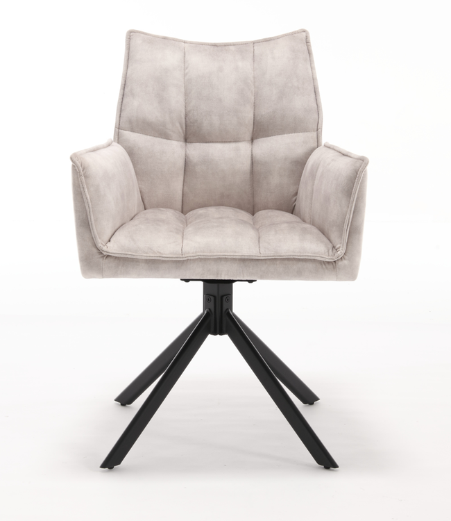 Starfurn Eetkamerstoel Dani | Velvet Champagne (set van 2)