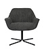 Starfurn Fauteuil Mila | Donkergrijs | 81x79x79,5 cm
