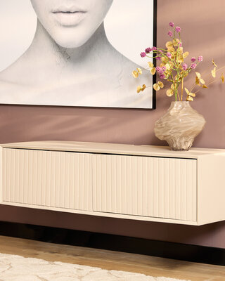 Starfurn Zwevend tv-meubel Madison Sand | 120 cm
