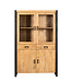 Starfurn Vitrinekast Boaz | Mangohout | 180x115x45 cm
