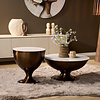Salontafel Ava | Set van 2 | Marmer & Gouden Onderstel