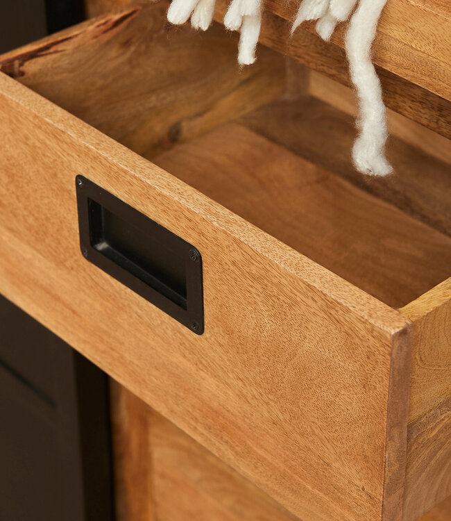 Starfurn Nashville Vitrinekast | 200x45x220 cm Naturel