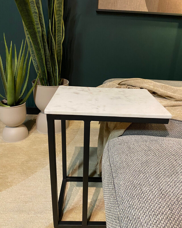 Starfurn Laptoptafel Nova | Wit marmer 54x40x30 cM
