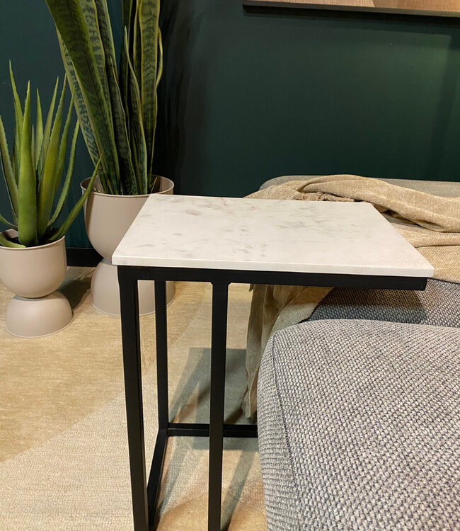 Starfurn Laptoptafel Nova | Wit marmer 54x40x30 cM