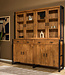 Starfurn Vitrinekast Boaz XXL | Mangohout | 220x200x45 cm