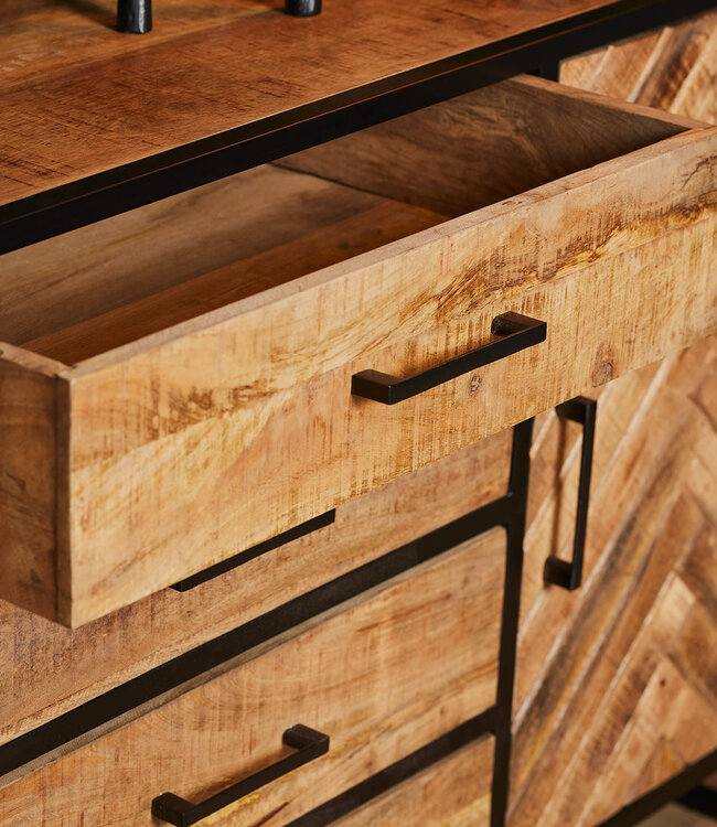 Starfurn Dressoir Arlington | Mangohout | 85x165x45 cm