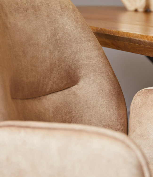 Starfurn Eetkamerstoel Nova | Beige (set van 2)
