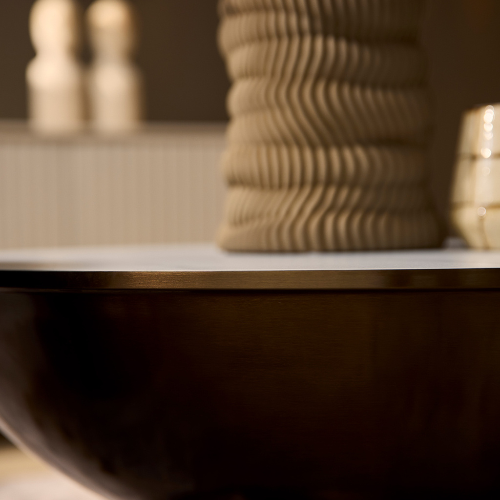 Starfurn Salontafel Ava | Set van 2 | Marmer & Gouden Onderstel