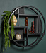 Starfurn Wandrek New York Rond 75 Cm Zwart Metaal