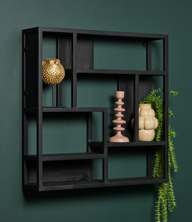 Starfurn Wandrek New York | Vierkant Zwart 75x16x75