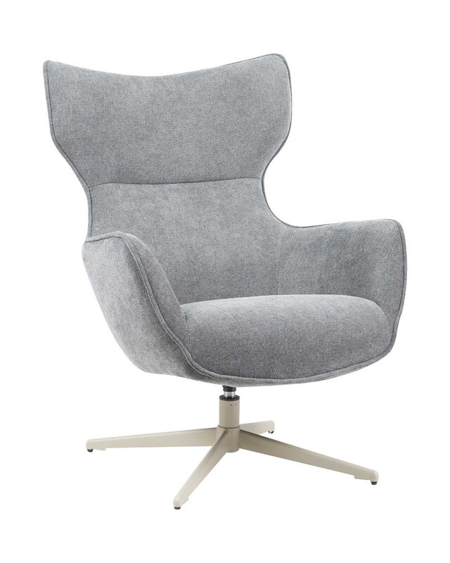 Starfurn Fauteuil Julia | Antraciet | 102x76x78 cm