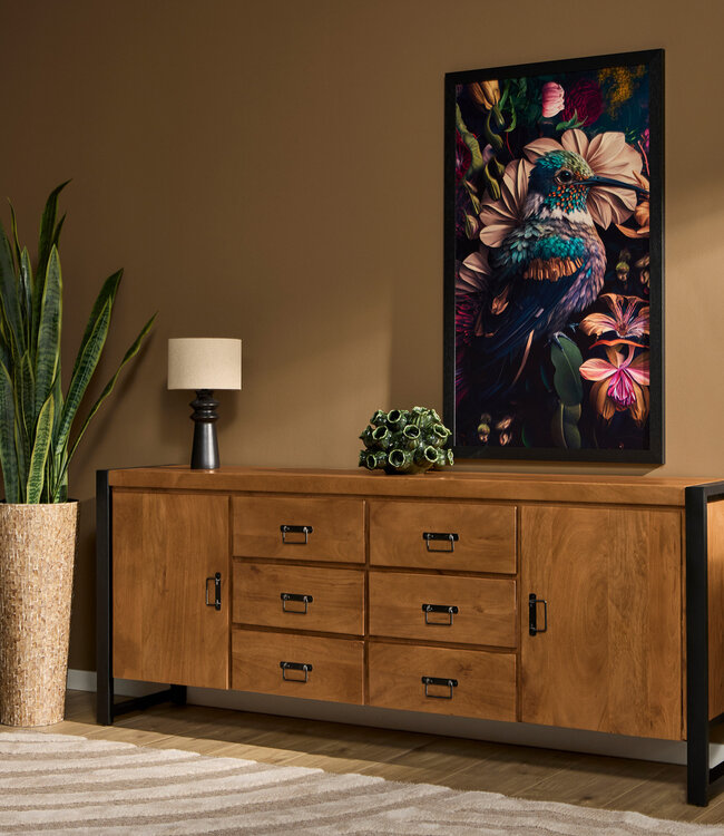 Starfurn Dressoir Boaz | Mangohout | 80x200x40 cm