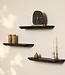Starfurn Wandplank Gusta Zwart | 60 cm | Set van 3