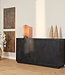 Starfurn Dressoir Brussel Zwart 3 deuren | 150x45x80 cm
