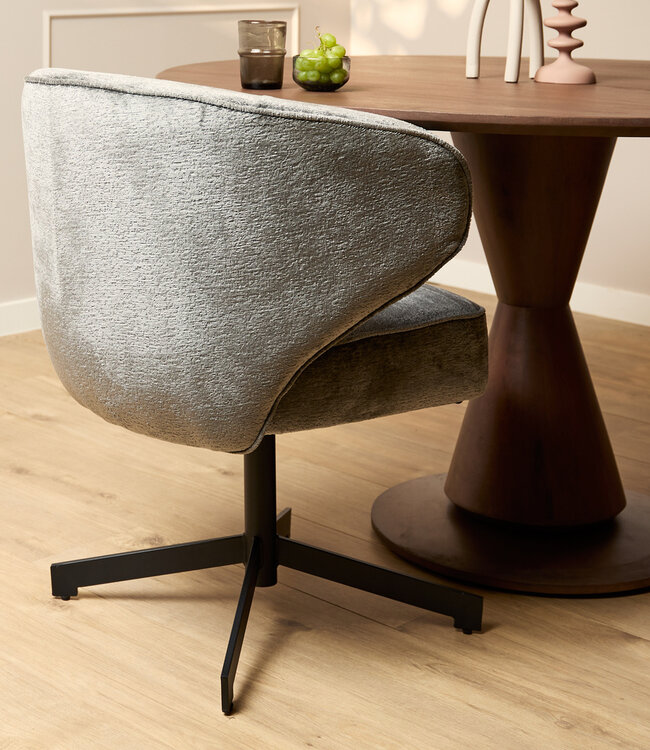 Starfurn Eetkamerstoel Persie | Grijs | 83x68x62 cm