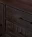 Starfurn Dressoir Denver Zwart 165 cm | Mangohout en staal