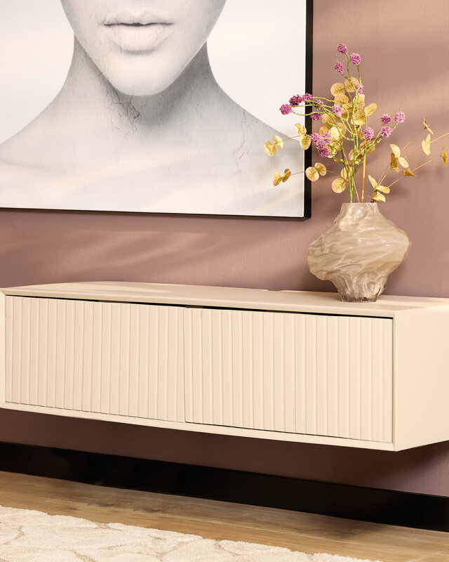 Starfurn Zwevend tv-meubel Madison Sand | 120 cm