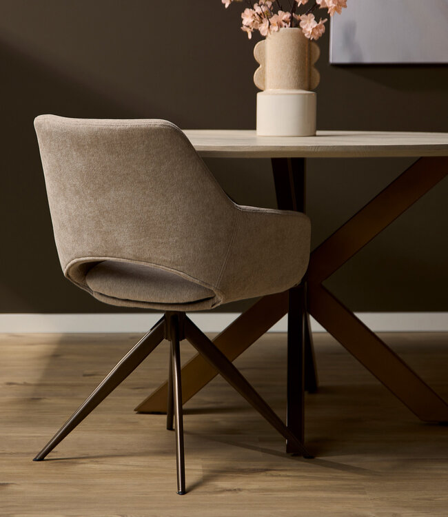 Starfurn Eetkamerstoel Daisy | Beige