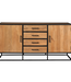 Starfurn Dressoir Denver | Mangohout en staal | 165 cm