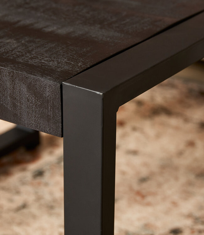 Starfurn Bijzettafel Boaz Zwart | 60x60x45 cm