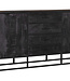 Starfurn Dressoir Denver Zwart 165 cm | Mangohout en staal