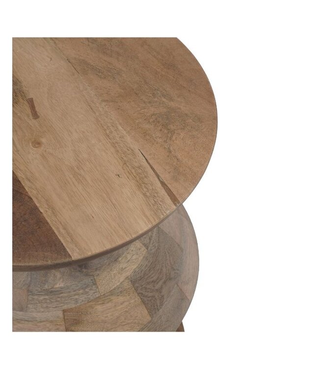 Starfurn Sidetable Abel | Naturel | 45x33x33 Cm