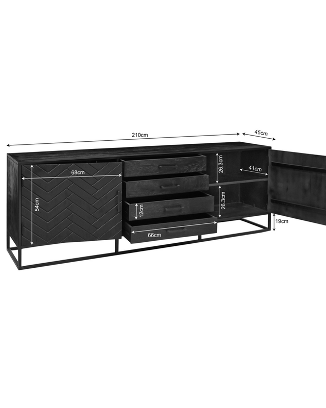 Starfurn Dressoir New York | 210x45x75 cm