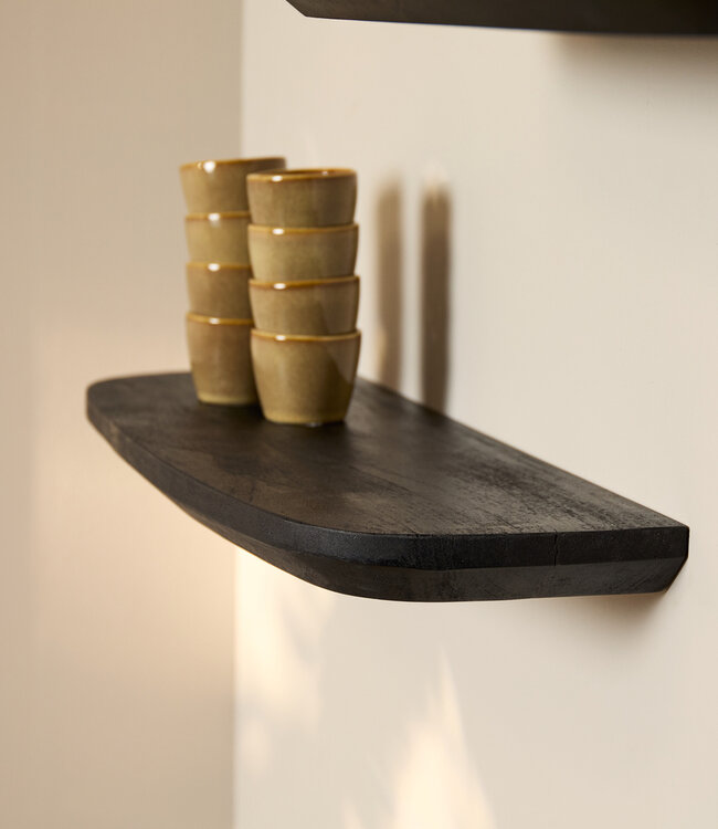 Starfurn Wandplank Gusta Zwart | 60 cm | Set van 3