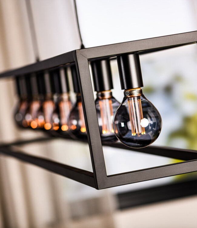 Not available Hanglamp Staal 7-lichten, H340 zwart