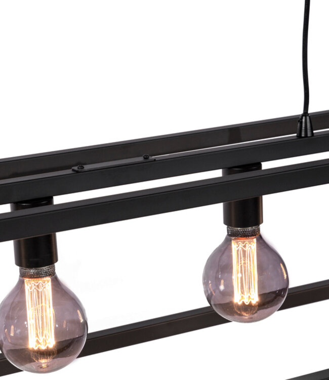 Not available Hanglamp Staal 7-lichten, H340 zwart
