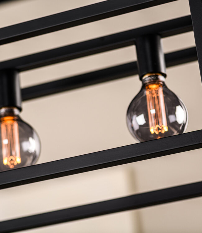 Not available Hanglamp Staal 7-lichten, H340 zwart